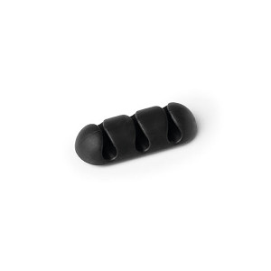 CAVOLINE CLIP 3 SELF-ADHESIVE CABLE CLIPS Graphite Pack of 2