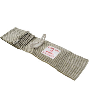 FIRSTCARE Military Trauma & Hemorrhage Control Bandage 10 x 17cm (Green) Dressing, Each