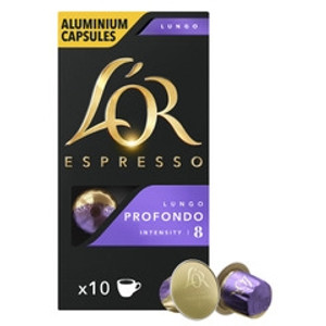 L'OR Espresso Lungo Profondo Intensity 8 Coffee Capsules 52g 10 Pack