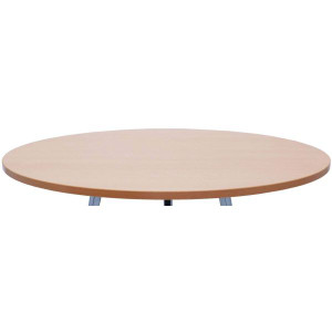 Rapidline Melamine Round Table Top Only 25mm Thick 1200mm Diameter Beech