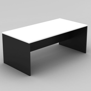 DESK 1800(W) X 750(D) X 720(H) WHITE / CHARCOAL