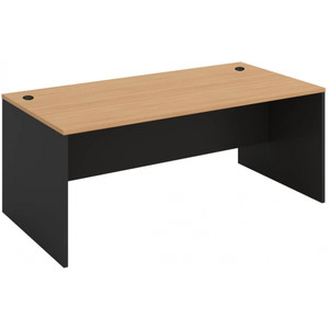 DESK 1200(W) X 750(D) X 720(H) BEECH / CHARCOAL