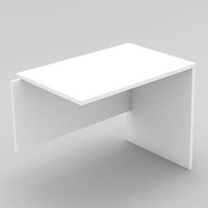 OM Classic Desk Return 900Wx720Hx450mmD All White