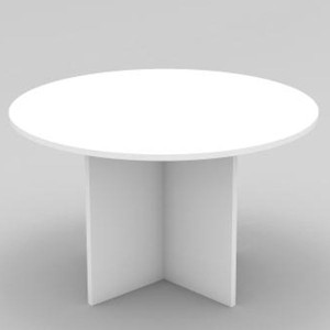 OM Classic Round Meeting Table 720Hx1200mm Diameter All White