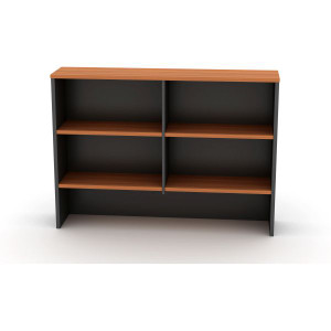 OVERHEAD HUTCH 1200(W) X 325(D) X 1080(H) CHERRY / CHARCOAL