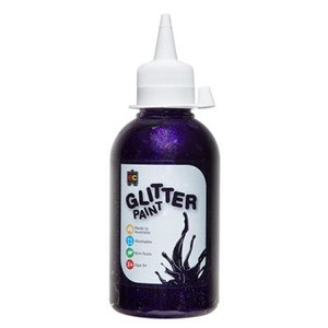 GLITTER PAINT 250ML FAIRY PURPLE