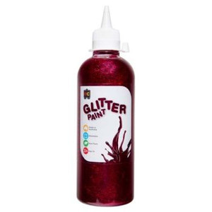 GLITTER PAINT 500ML MAGENTA