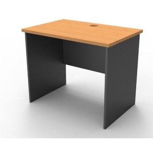 FURNX OPEN DESK 900MM (W) X 600MM (D) BEECH / IRONSTONE