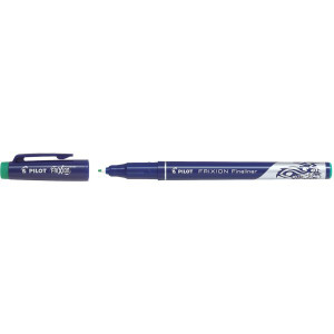 Pilot Frixion Fineliner Pen Erasable Fine Medium 0.45mm Green