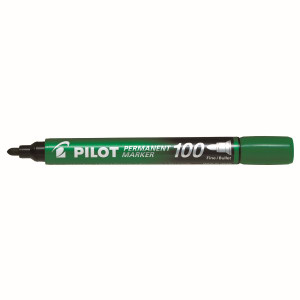 Pilot SCA-100 Permanent Marker Bullet 1mm Green