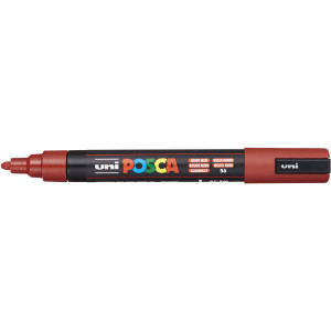 Uni Posca Poster Marker PC-5M 2.5mm Medium Bullet Ruby Red