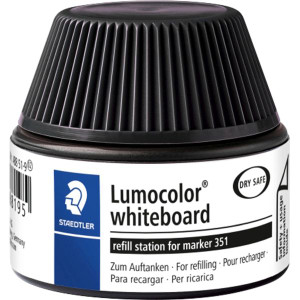 Staedtler 488 Lumocolor 351/ 351 B Whiteboard Marker Refill Station 30mL - Black