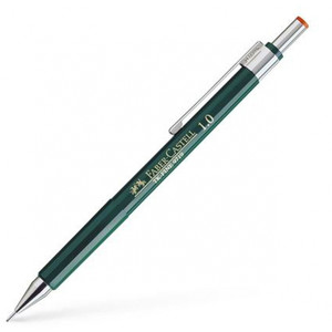 Faber-Castell TK Mechanical Pencil Green 1.0mm, B, Each (9719)