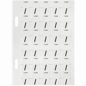 Avery Alphabet Coding Label Top Tab 20x30mm Wht Blk Pack of 150