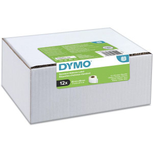 Dymo Labelwriter Labels Standard Address 28x89mm, 130 Labels per Roll, Pack of 12 Rolls