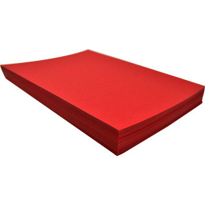 Rainbow Spectrum Board 510mmX640mm 220gms Red 100 Sheets