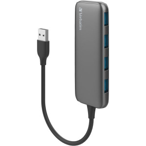 Verbatim 4 Port USB 3.0 Hub Space Grey