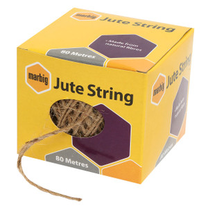 MARBIG JUTE STRING 80M JUTE 80M BROWN