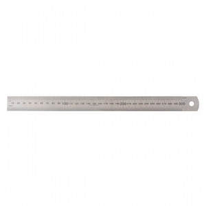RULER 30CM STAINLESS STEEL