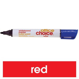 RED WHITEBOARD MARKER EACH OFFICE CHOICE