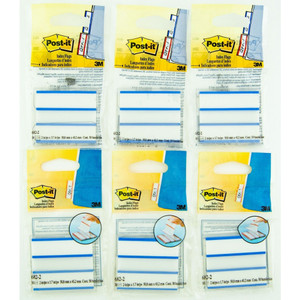 3M BLUE INDEX FLAGS (1 PACKET)