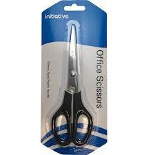 INITIATIVE SCISSOR PLASTIC HANDLE 158MM BLACK *** While Stocks Last - please enquire to confirm availability ***