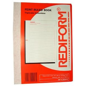 REDIFORM CARBONLESS BOOK Duplicate Feint Ruled 8 X 5 Ncr