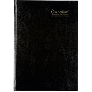 CUMBERLAND CASEBOUND FINANCIAL YEAR DIARY A4 WEEK TO VIEW (2024-2025)