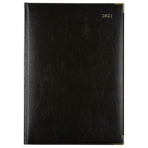 CUMBERLAND CORPORATE DIARY A4,Day to Page, Leatherette Black (Pre-Order Now for 2027) ** ETA 2/11/2026 **