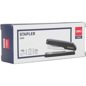 Deli Metal Stapler Half Strip 24/6 & 26/6 25 Sheet Capacity
