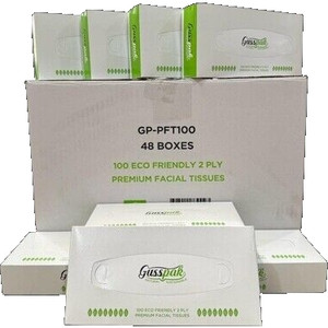 Gusspak Premium Facial Tissues 2 Ply 100 Sheets Carton of 48