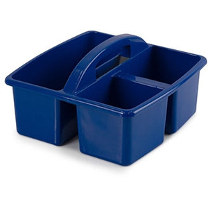 Plastic Storage Caddy - Blue