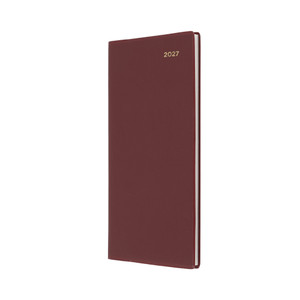 COLLINS BELMONT SLIMLINE DIARY A7 Week to View & Pencil Burg (Pre-Order Now for 2027) ** ETA 30/9/2026 **