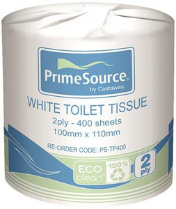 PRIMESOURCE 2PLY TOILET TISSUE (PS-TP400) 400SH