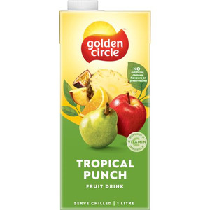 GOLDEN CIRCLE TROPICAL PUNCH JUICE 1L
