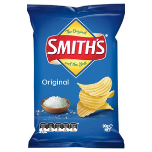 SMITHS ORIGINAL CRINKLE CUT POTATO CHIPS 90GM