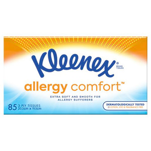 KLEENEX ALLERGY COMFORT FACIAL TISSUES 85S