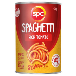SPC SPAGHETTI AND TOMATO SAUCE 420GM