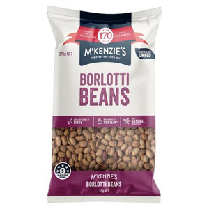 MCKENZIES BORLOTTI BEANS 375GM