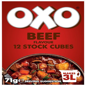 OXO BEEF STOCK CUBES 12S