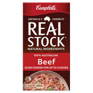 CAMPBELLS REAL STOCK BEEF 500ML