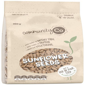COMMUNITY CO SUNFLOWER SEEDS 350GM