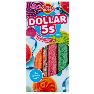DOLLAR SWEETS FIVES 125GM