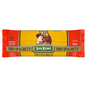 SAN REMO THIN SPAGHETTI #4 500GM