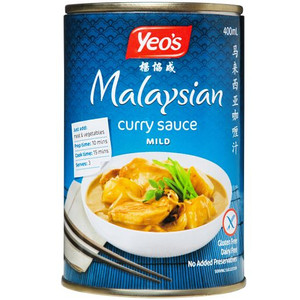 YEO'S MILD MALAYSIAN CURRY SAUCE 400ML