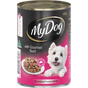 MY DOG GOURMET BEEF DOG FOOD 400GM