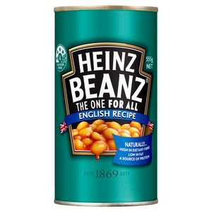 HEINZ ENGLISH RECIPE BAKED BEANS 555GM