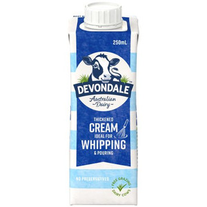 DEVONDALE LONG LIFE CREAM UHT 250ML