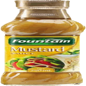 FOUNTAIN SAUCE MUSTARD 250ML