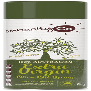 COMMUNITY CO EXTRA VIRGIN OLIVE OIL SPRAY 225GM
